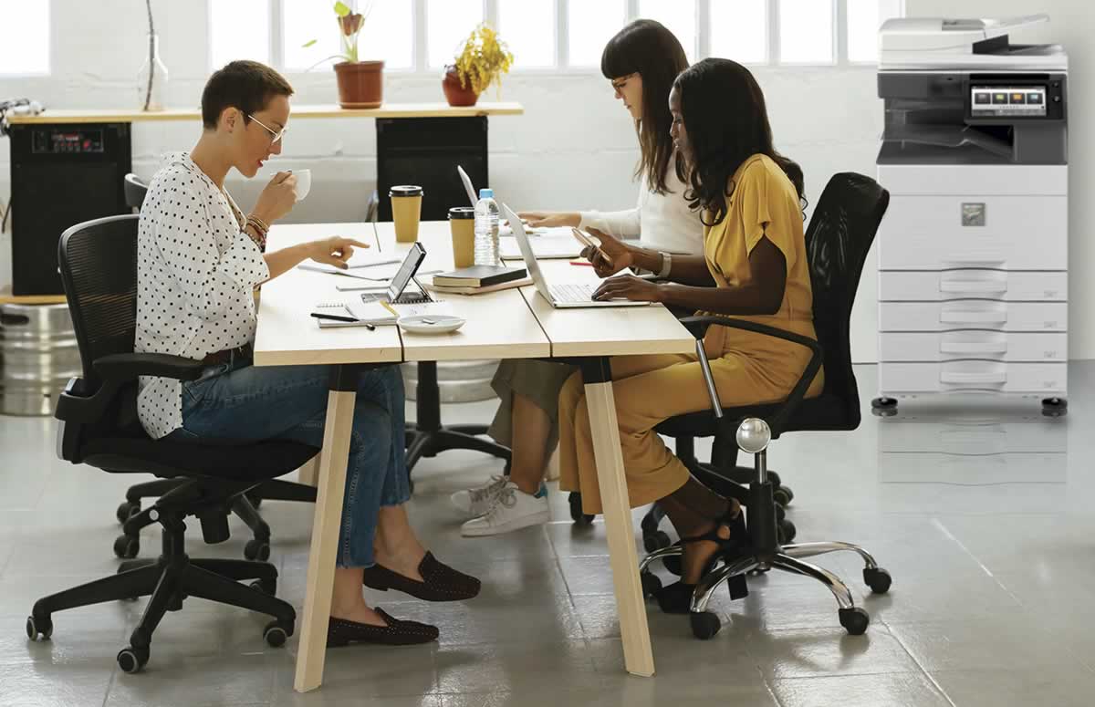 sharp copiers and printers for office workspace